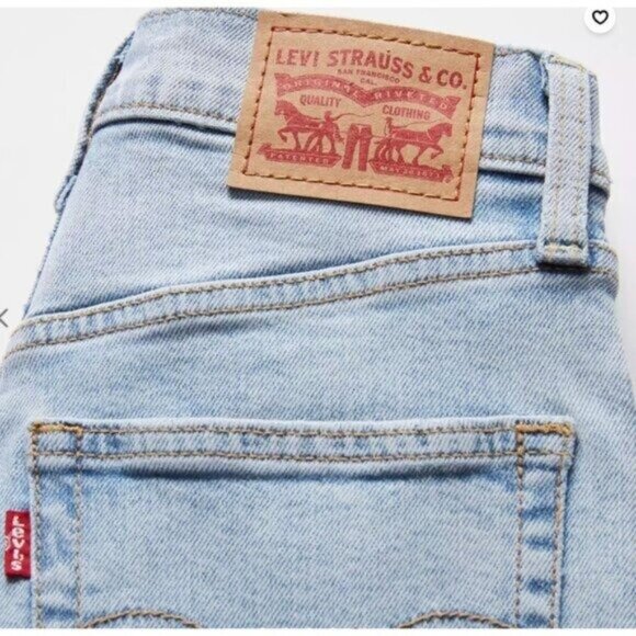 Levi's Women's Ribcage Bell Jeans 27x30 The Bells And Whistles - Blue - Picture 4 of 7